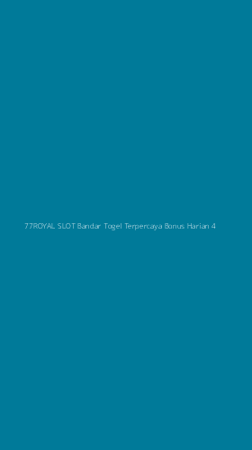 Tampilan Antarmuka Aplikasi 77royal Slot Bandar Togel Terpercaya Bonus Harian - 4