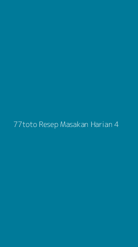 Tampilan Antarmuka Aplikasi 77toto Resep Masakan Harian - 4