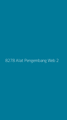 Tampilan Antarmuka Aplikasi 8278 Alat Pengembang Web - 2