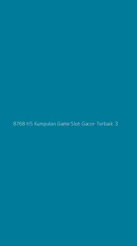 Tampilan Antarmuka Aplikasi 8768 H5 Kumpulan Game Slot Gacor Terbaik - 3