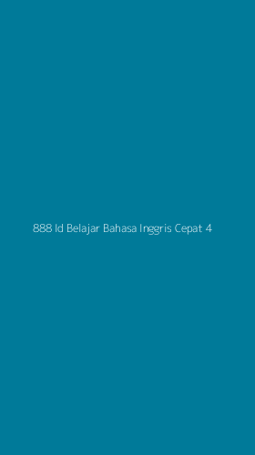 Tampilan Antarmuka Aplikasi 888 Id Belajar Bahasa Inggris Cepat - 4