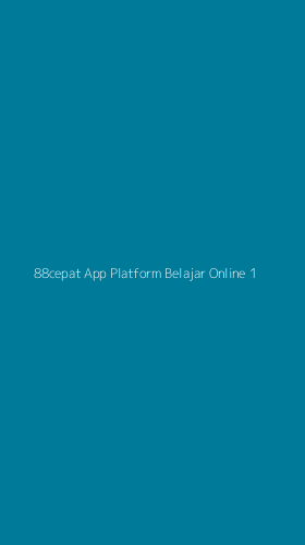 Tampilan Antarmuka Aplikasi 88cepat App Platform Belajar Online - 1