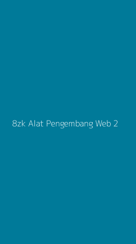 Tampilan Antarmuka Aplikasi 8zk Alat Pengembang Web - 2