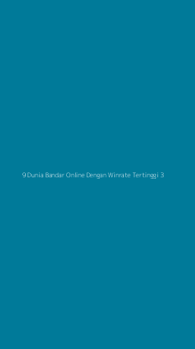 Tampilan Antarmuka Aplikasi 9 Dunia Bandar Online Dengan Winrate Tertinggi - 3