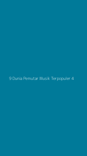 Tampilan Antarmuka Aplikasi 9 Dunia Pemutar Musik Terpopuler - 4