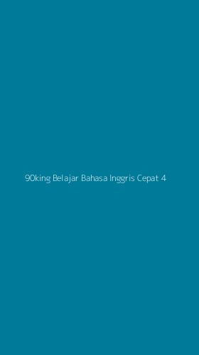 Tampilan Antarmuka Aplikasi 90king Belajar Bahasa Inggris Cepat - 4