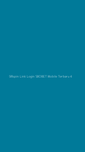 Tampilan Antarmuka Aplikasi 98spin Link Login Sbobet Mobile Terbaru - 4