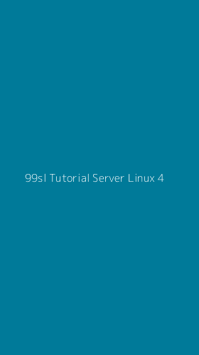 Tampilan Antarmuka Aplikasi 99sl Tutorial Server Linux - 4