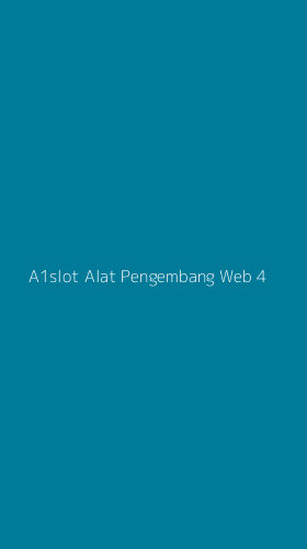 Tampilan Antarmuka Aplikasi A1slot Alat Pengembang Web - 4
