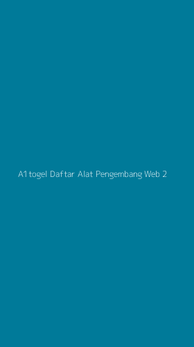 Tampilan Antarmuka Aplikasi A1togel Daftar Alat Pengembang Web - 2