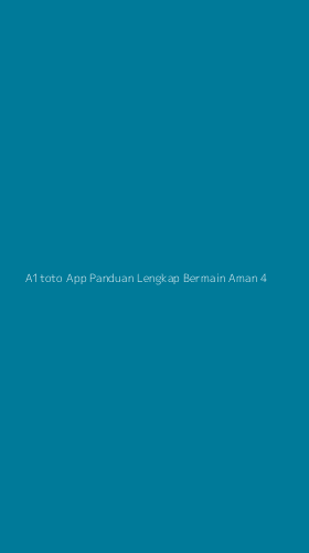 Tampilan Antarmuka Aplikasi A1toto App Panduan Lengkap Bermain Aman - 4