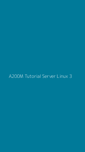 Tampilan Antarmuka Aplikasi A200m Tutorial Server Linux - 3