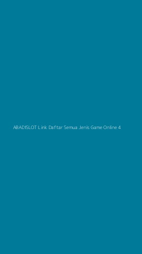 Tampilan Antarmuka Aplikasi Abadislot Link Daftar Semua Jenis Game Online - 4