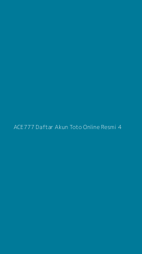 Tampilan Antarmuka Aplikasi Ace777 Daftar Akun Toto Online Resmi - 4