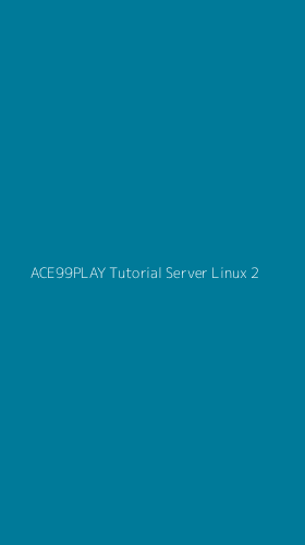 Tampilan Antarmuka Aplikasi Ace99play Tutorial Server Linux - 2