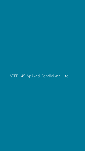 Tampilan Antarmuka Aplikasi Acer145 Aplikasi Pendidikan Lite - 1