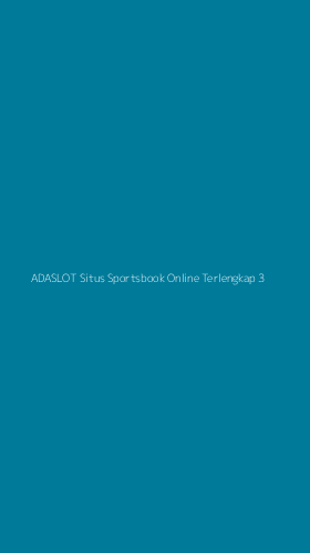 Tampilan Antarmuka Aplikasi Adaslot Situs Sportsbook Online Terlengkap - 3