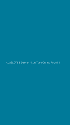 Tampilan Antarmuka Aplikasi Adaslot88 Daftar Akun Toto Online Resmi - 1