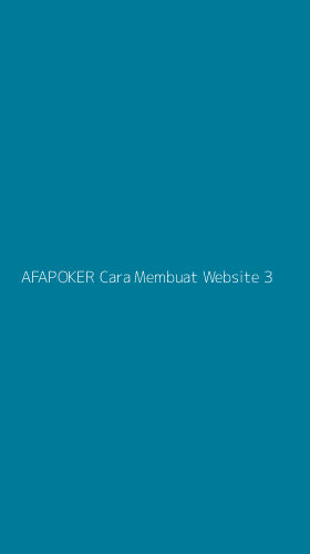 Tampilan Antarmuka Aplikasi Afapoker Cara Membuat Website - 3