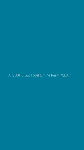Tampilan Antarmuka Aplikasi Afslot Situs Togel Online Resmi Wla - 1