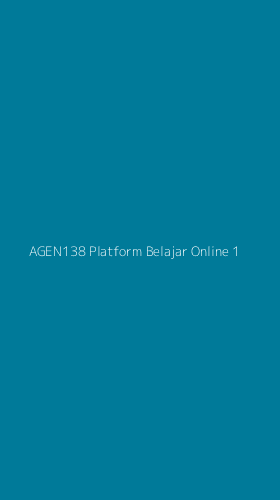 Tampilan Antarmuka Aplikasi Agen138 Platform Belajar Online - 1