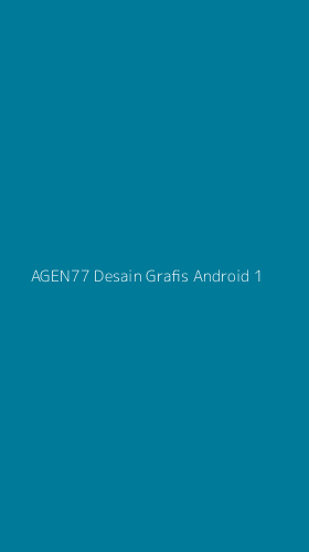 Tampilan Antarmuka Aplikasi Agen77 Desain Grafis Android - 1