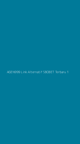 Tampilan Antarmuka Aplikasi Agen999 Link Alternatif Sbobet Terbaru - 1