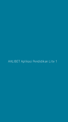Tampilan Antarmuka Aplikasi Ahlibet Aplikasi Pendidikan Lite - 1