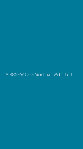 Tampilan Antarmuka Aplikasi Ai88new Cara Membuat Website - 1