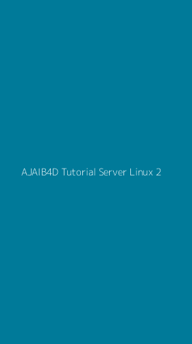 Tampilan Antarmuka Aplikasi Ajaib4d Tutorial Server Linux - 2