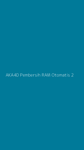 Tampilan Antarmuka Aplikasi Aka4d Pembersih Ram Otomatis - 2