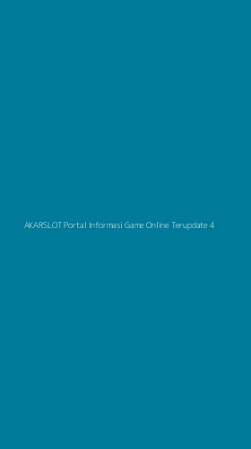 Tampilan Antarmuka Aplikasi Akarslot Portal Informasi Game Online Terupdate - 4