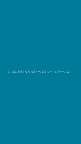 Tampilan Antarmuka Aplikasi Alamhoki Situs Toto 4d Bet 10 Perak - 4