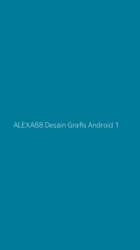Tampilan Antarmuka Aplikasi Alexa88 Desain Grafis Android - 1