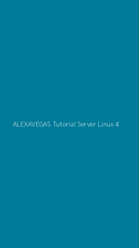 Tampilan Antarmuka Aplikasi Alexavegas Tutorial Server Linux - 4