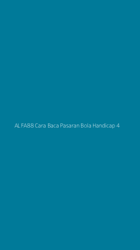 Tampilan Antarmuka Aplikasi Alfa88 Cara Baca Pasaran Bola Handicap - 4