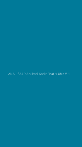 Tampilan Antarmuka Aplikasi Analisa4d Aplikasi Kasir Gratis Umkm - 1
