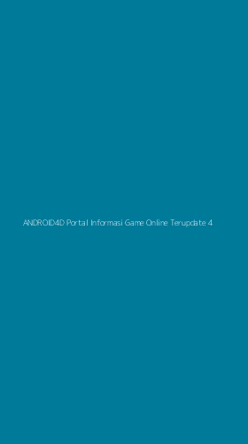 Tampilan Antarmuka Aplikasi Android4d Portal Informasi Game Online Terupdate - 4