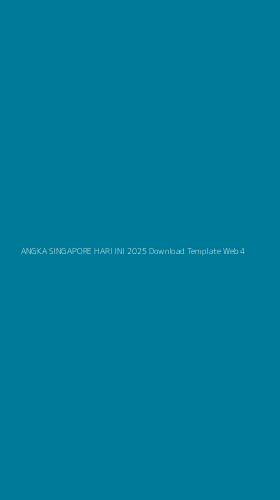 Tampilan Antarmuka Aplikasi Angka Singapore Hari Ini 2025 Download Template Web - 4