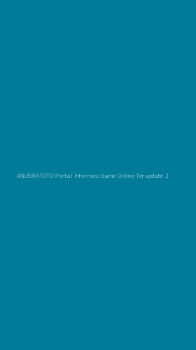Tampilan Antarmuka Aplikasi Anugratoto Portal Informasi Game Online Terupdate - 2