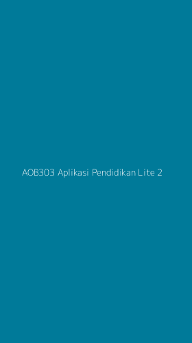 Tampilan Antarmuka Aplikasi Aob303 Aplikasi Pendidikan Lite - 2