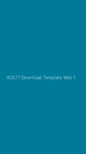 Tampilan Antarmuka Aplikasi Aos77 Download Template Web - 1