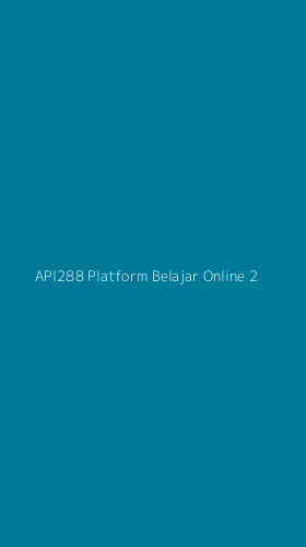 Tampilan Antarmuka Aplikasi Api288 Platform Belajar Online - 2