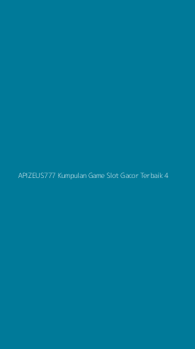 Tampilan Antarmuka Aplikasi Apizeus777 Kumpulan Game Slot Gacor Terbaik - 4