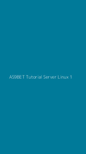 Tampilan Antarmuka Aplikasi As9bet Tutorial Server Linux - 1