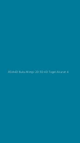 Tampilan Antarmuka Aplikasi Asia4d Buku Mimpi 2d 3d 4d Togel Akurat - 4