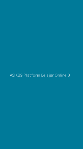 Tampilan Antarmuka Aplikasi Asik89 Platform Belajar Online - 3