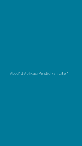 Tampilan Antarmuka Aplikasi Abcd4d Aplikasi Pendidikan Lite - 1
