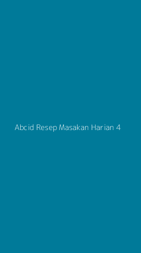 Tampilan Antarmuka Aplikasi Abcid Resep Masakan Harian - 4