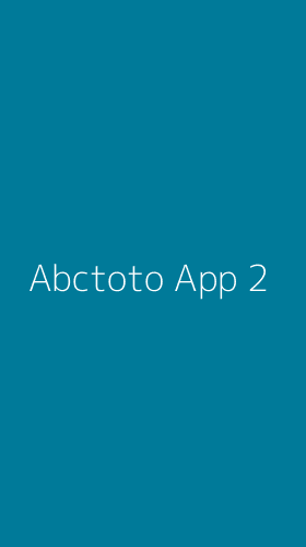 Tampilan Antarmuka Aplikasi Abctoto App - 2
